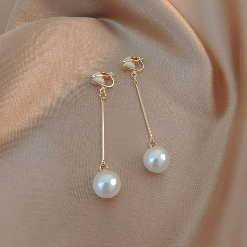 Pearl Vintage Tassel Earrings