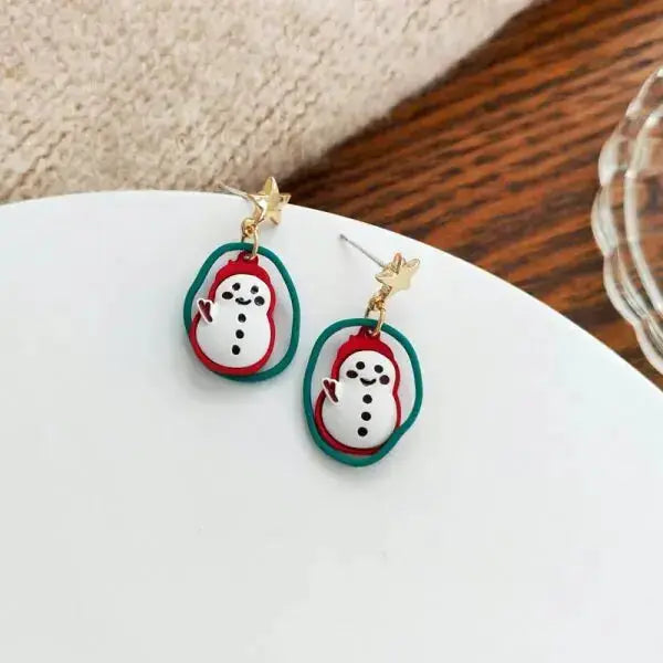 Crystal Snowflake Stud Earrings: Festive Fashion BrightBox