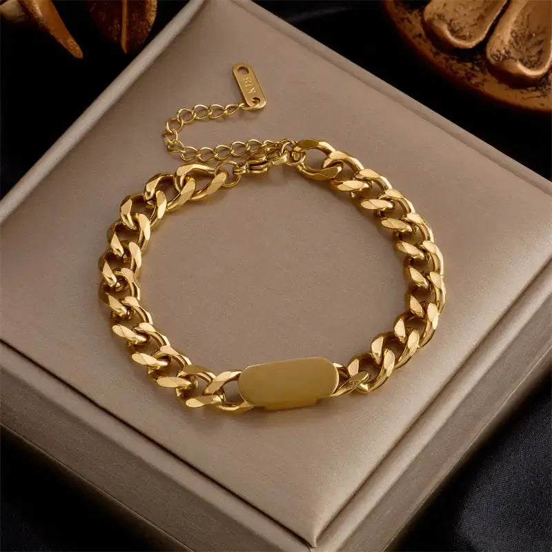 Geometric Titanium Steel Bracelet BrightBox