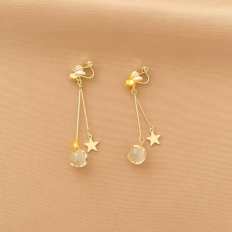 Pearl Vintage Tassel Earrings