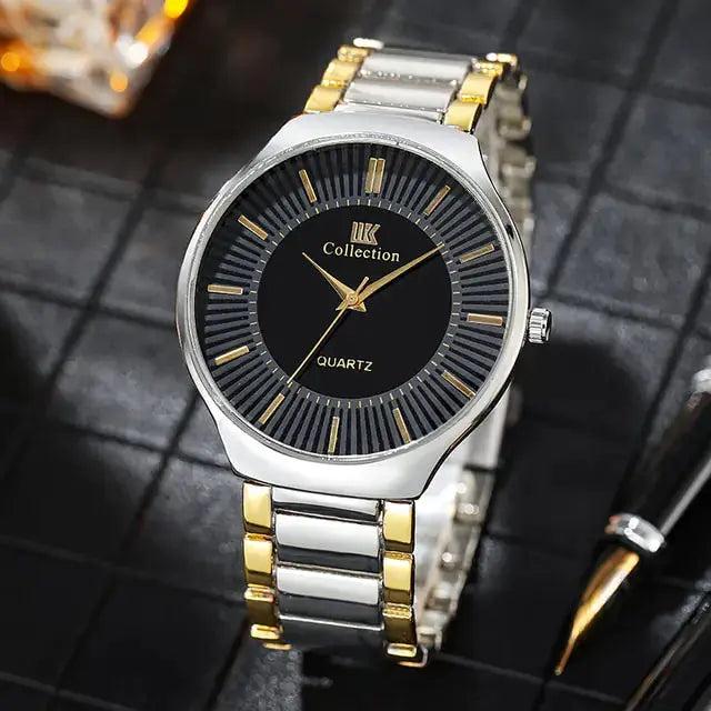 High Quality Men Stainless Steel Quartz Watch BrightBox