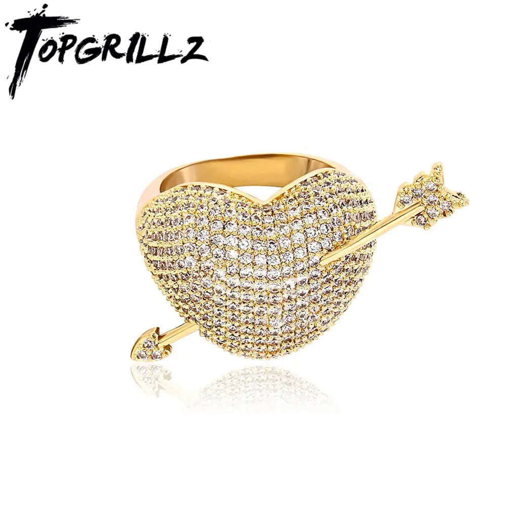 Heart Arrow Couple Micro Pave BrightBox
