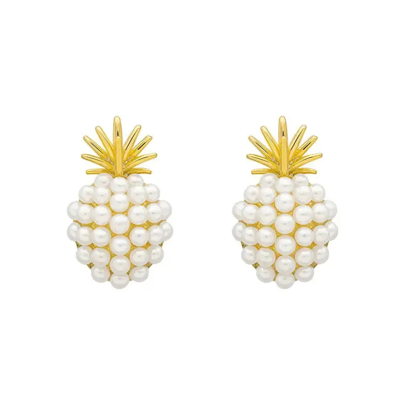 Pineapple Stud Earrings BrightBox