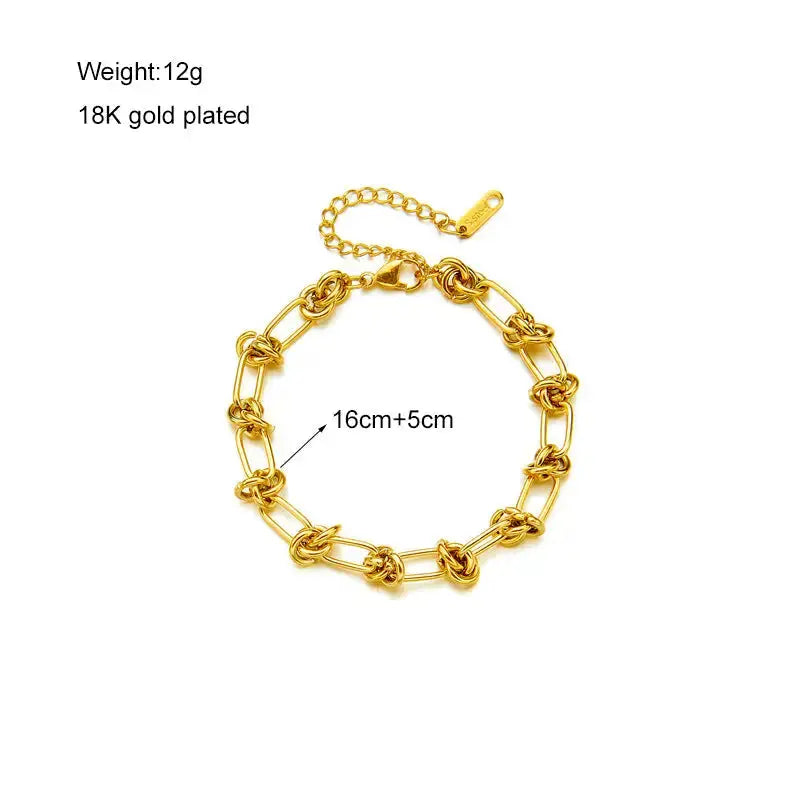 Geometric Titanium Steel Bracelet BrightBox