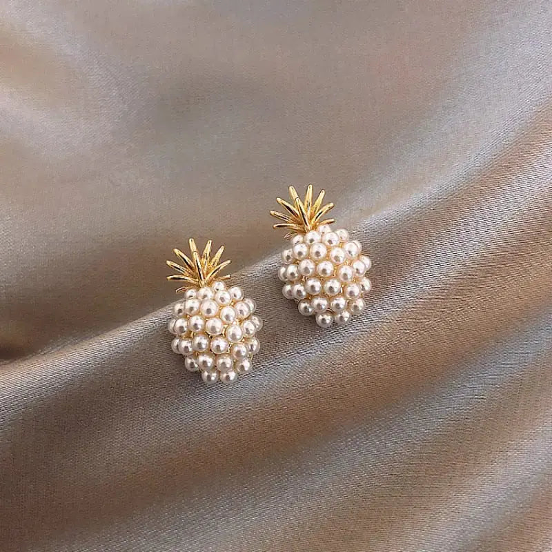 Pineapple Stud Earrings BrightBox