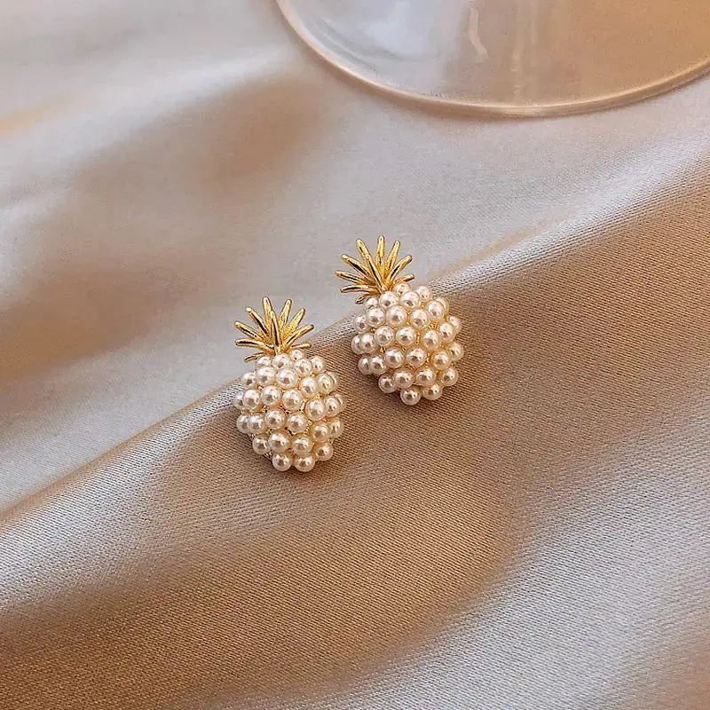 Pineapple Stud Earrings BrightBox