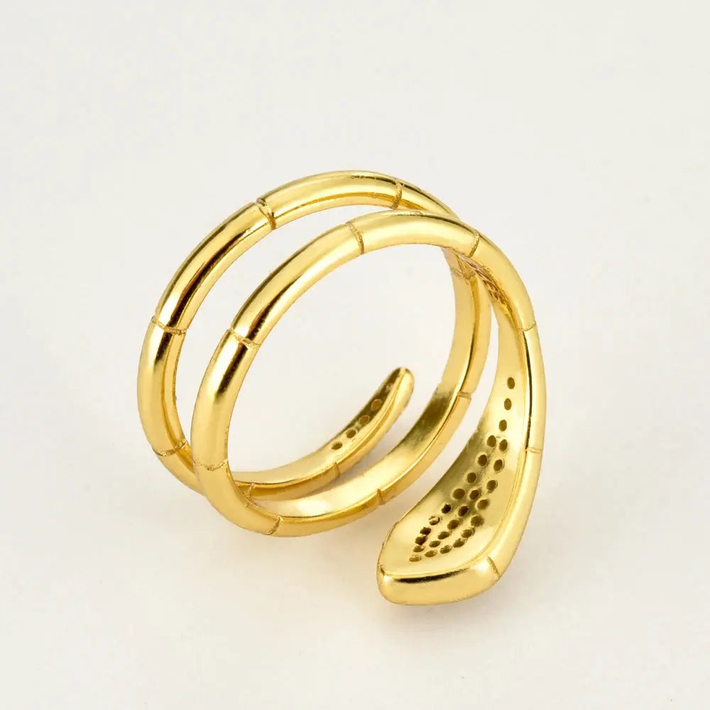Three-Circle Snake Rings for Women BrightBox