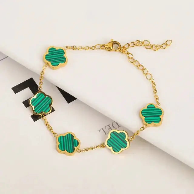 Adjustable Flower Bracelet and Necklace BrightBox