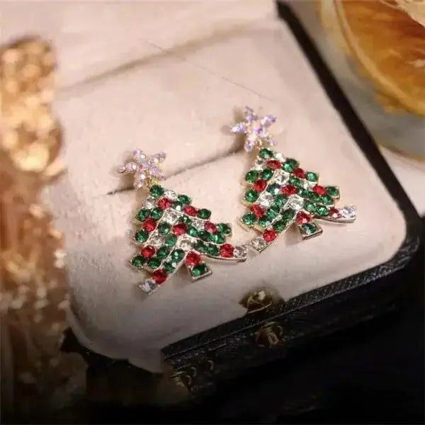 Crystal Snowflake Stud Earrings: Festive Fashion BrightBox