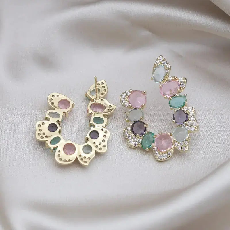 Women Shinny Crystal Earring Fashion BrightBox