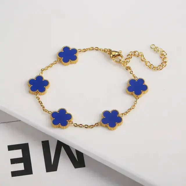 Adjustable Flower Bracelet and Necklace BrightBox