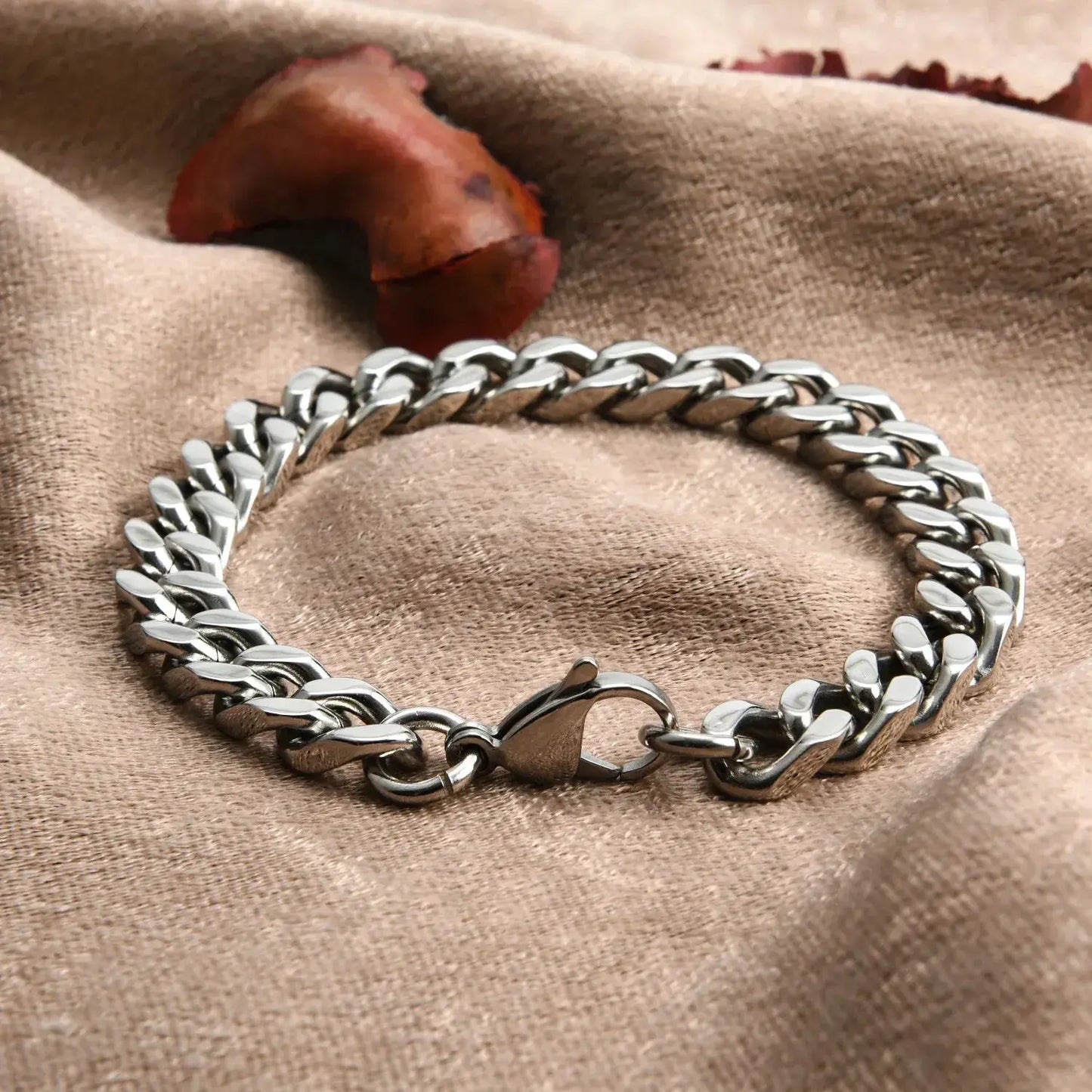 Men's Stainless Steel Cuban Link Bracelet BrightBox