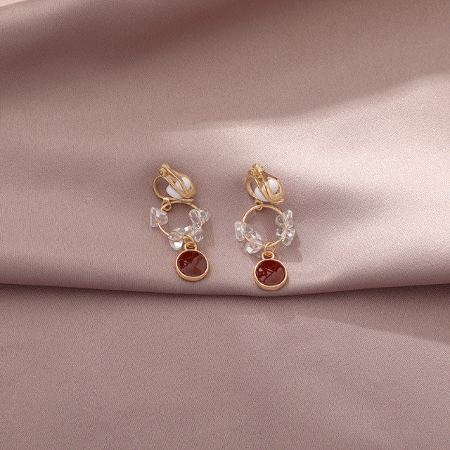 Pearl Vintage Tassel Earrings