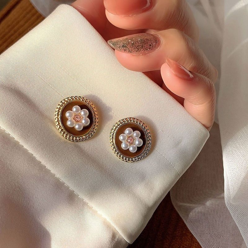Pearl Vintage Tassel Earrings