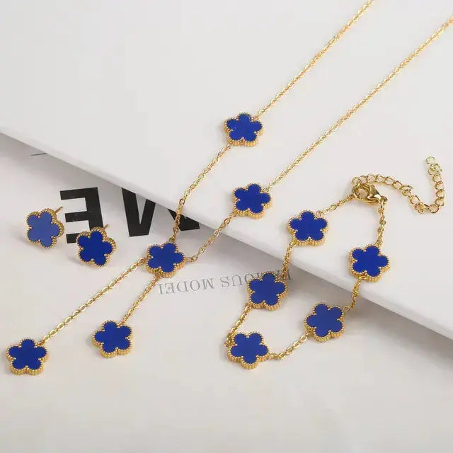 Adjustable Flower Bracelet and Necklace BrightBox