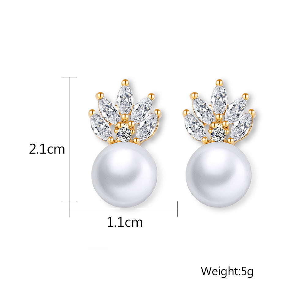Pearl Stud Earrings