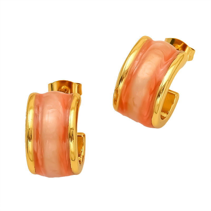 Dripping Stud Earrings