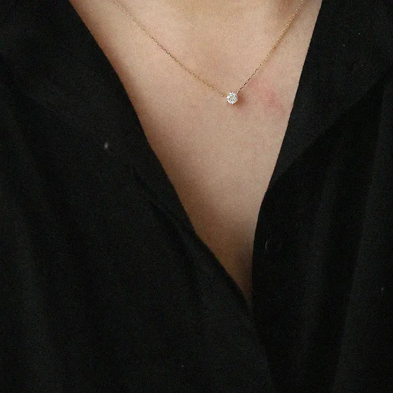 925 Sterling Silver 14k Gold-Plated Necklace BrightBox