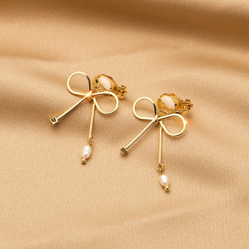 Pearl Vintage Tassel Earrings