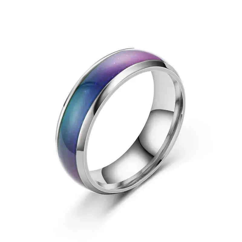 Stainless Steel Changing Color Rings, BrightBox