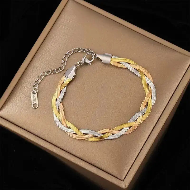Geometric Titanium Steel Bracelet BrightBox