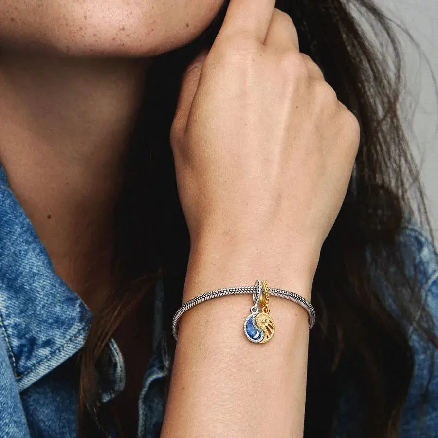 Sun & Moon Dangle Bracelet Charm BrightBox