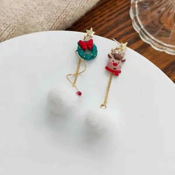 Crystal Snowflake Stud Earrings: Festive Fashion BrightBox