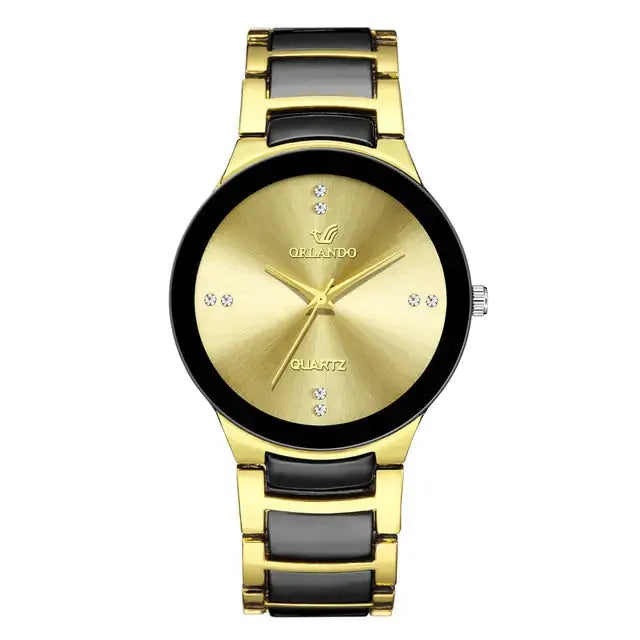 High Quality Men Stainless Steel Quartz Watch BrightBox