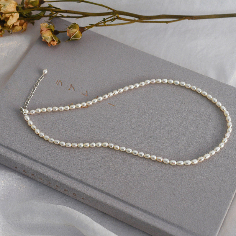Retro Style Simple Pearl Necklace