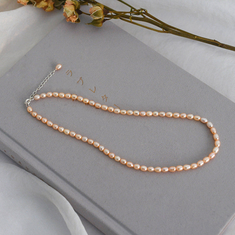 Retro Style Simple Pearl Necklace