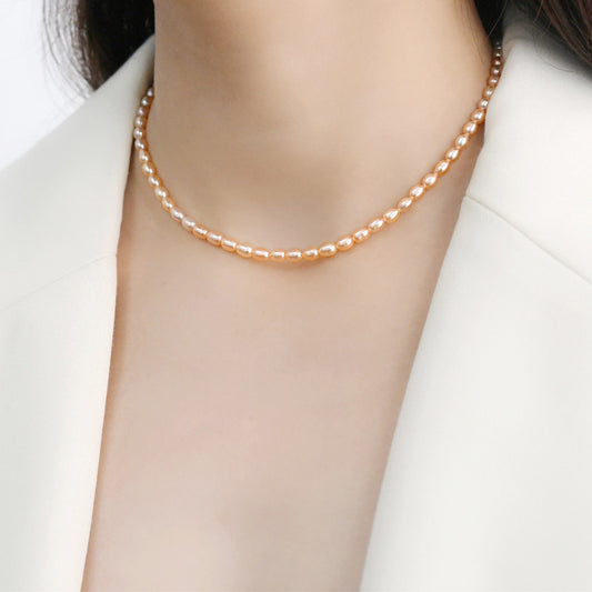 Retro Style Simple Pearl Necklace