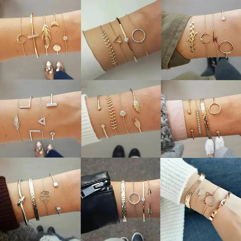 Crystal Alloy Bracelet Set BrightBox