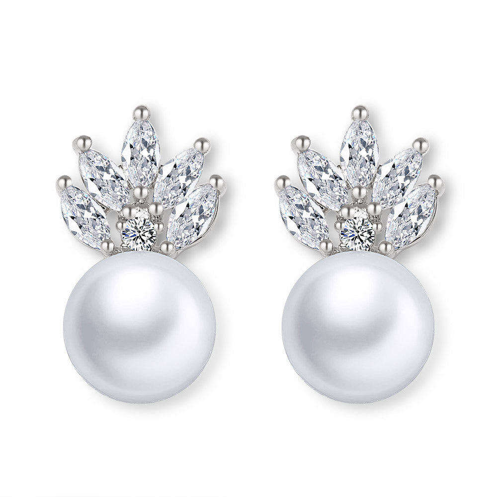 Pearl Stud Earrings