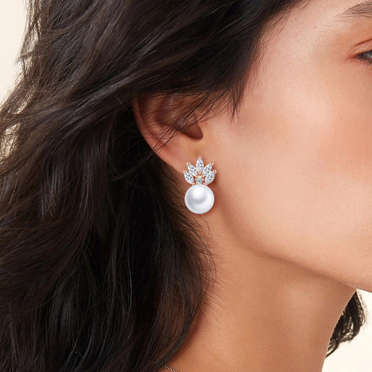 Pearl Stud Earrings