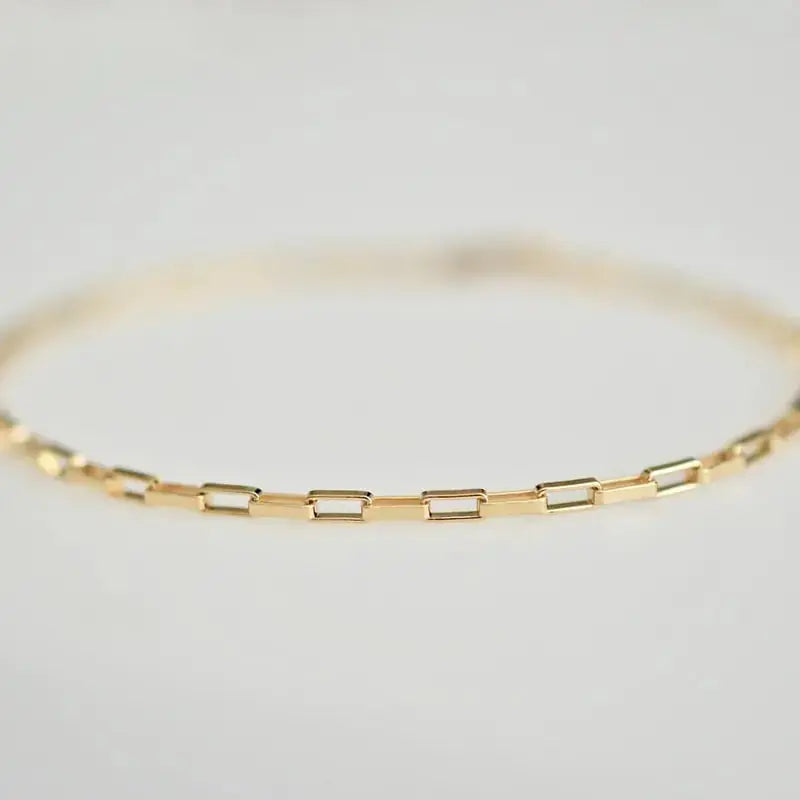 Gold Filled Chain Bracelet Handmade Jewelry BrightBox
