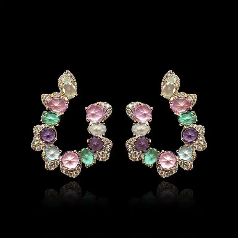 Women Shinny Crystal Earring Fashion BrightBox