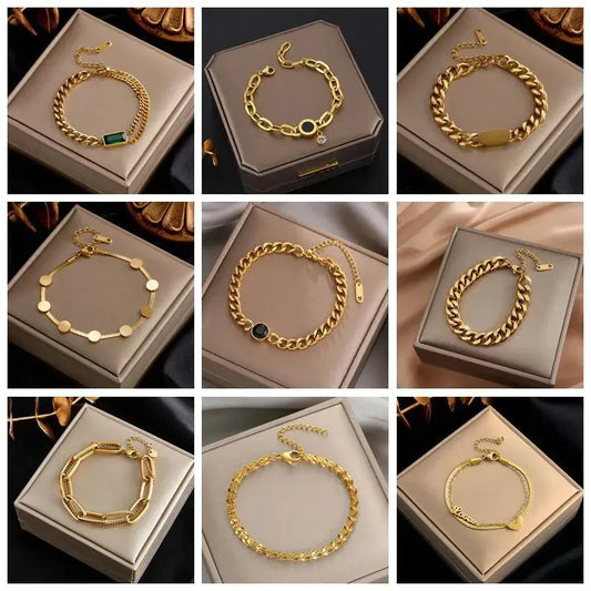 Geometric Titanium Steel Bracelet BrightBox