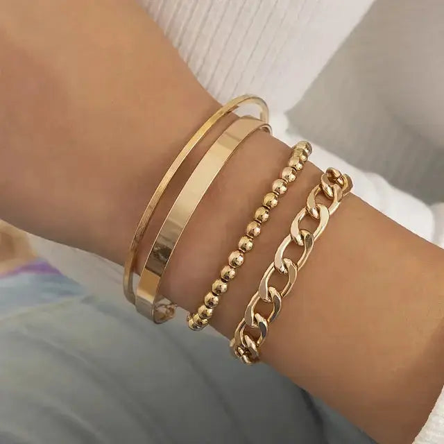 Crystal Zircon Chain Charm Bracelet BrightBox