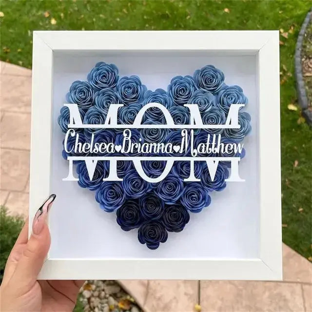 Custom Heart Shadowbox Frame Gift BrightBox