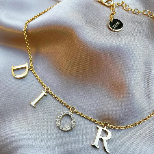 Gold Dee Necklace BrightBox