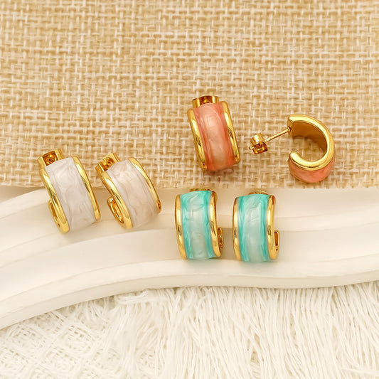 Dripping Stud Earrings