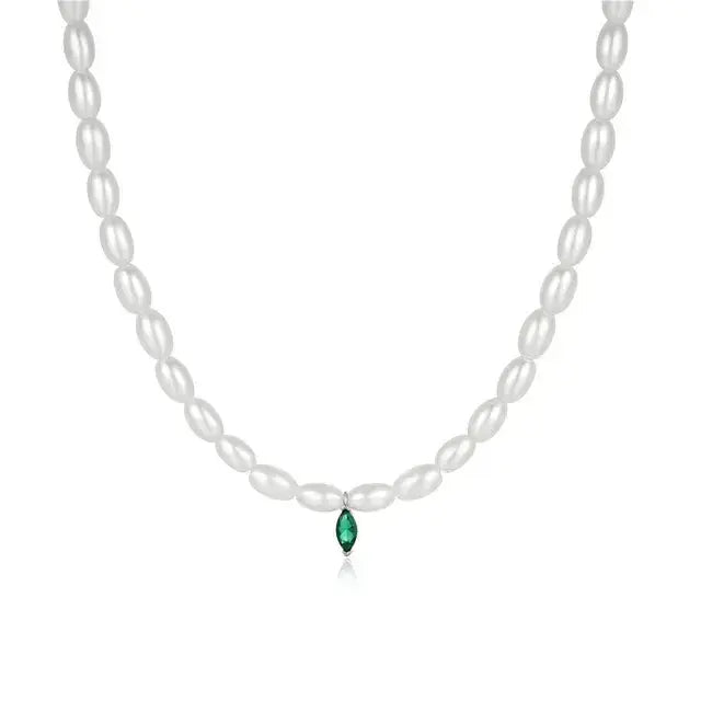 Sterling Silver French Millet Pearl Choker BrightBox