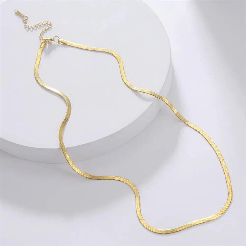 Skyrim Stainless Steel Snake Chain Necklace BrightBox