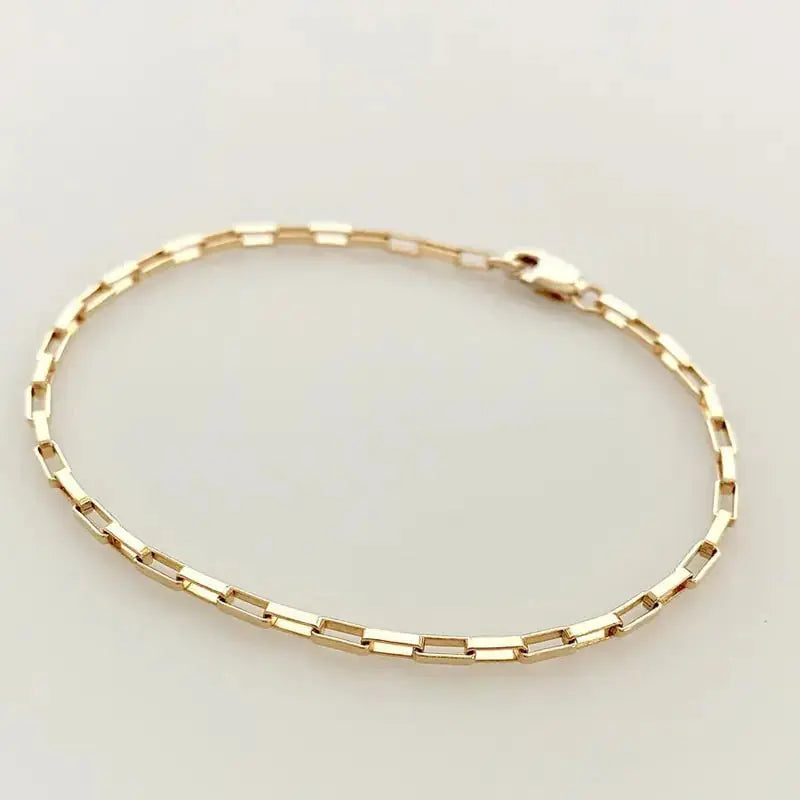 Gold Filled Chain Bracelet Handmade Jewelry BrightBox