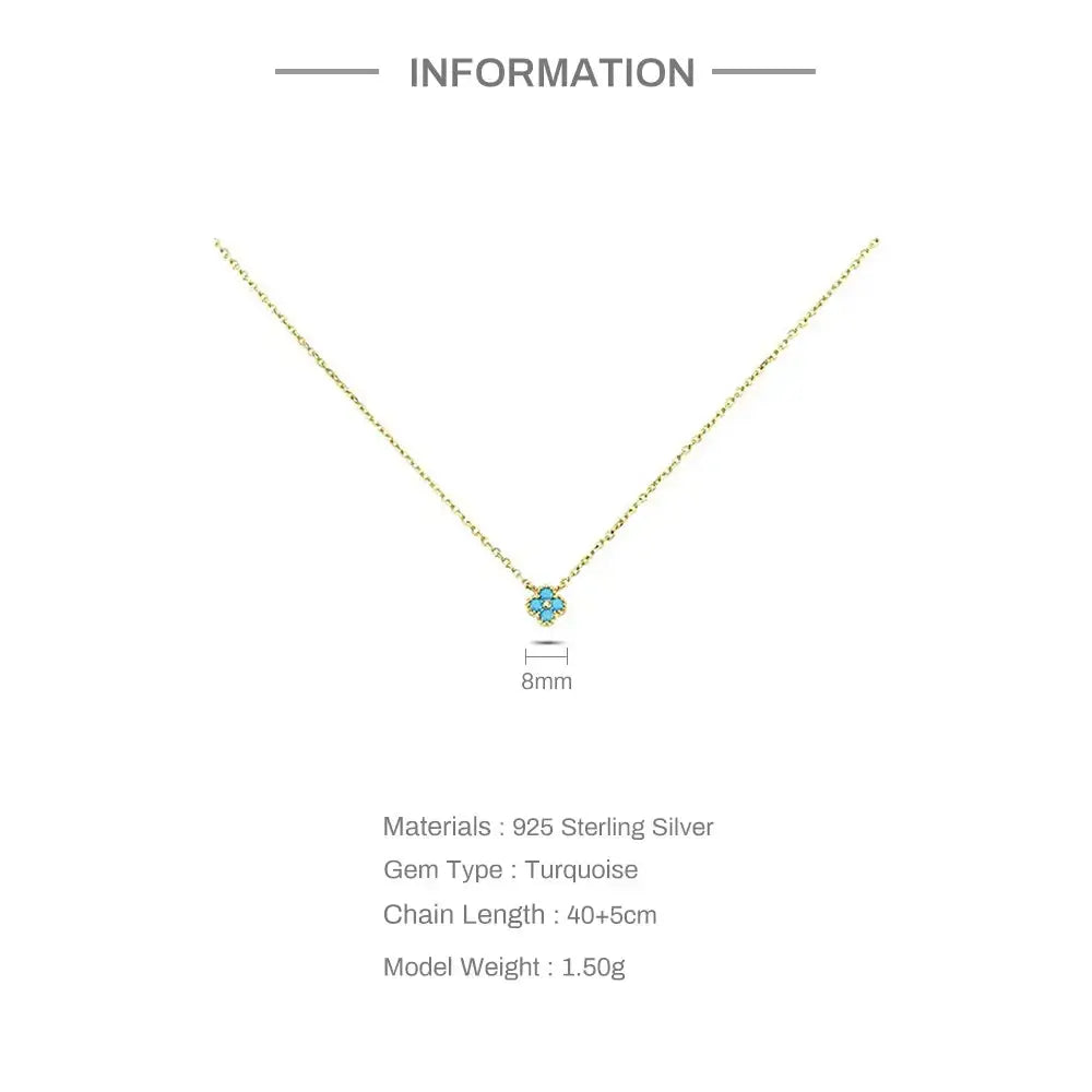 Sterling Silver Turquoise Pendant BrightBox