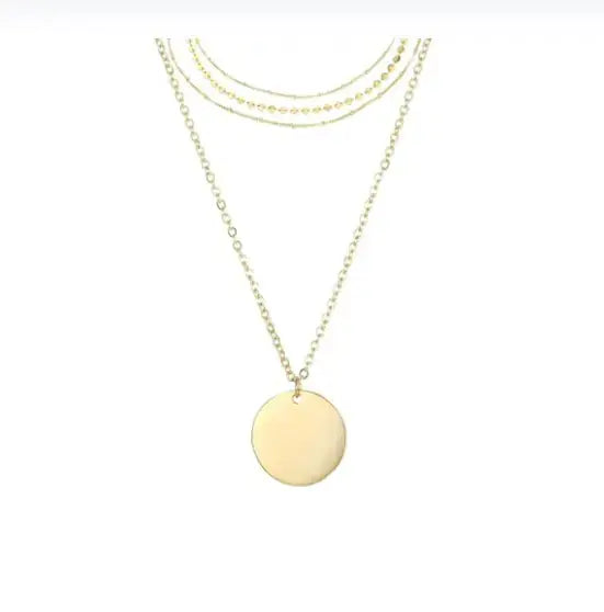 Layered Pendant Chokers BrightBox