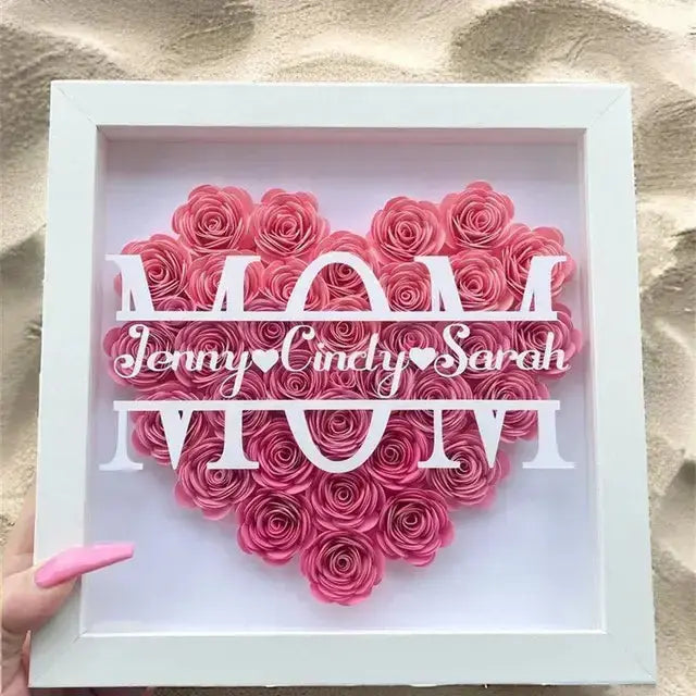 Custom Heart Shadowbox Frame Gift BrightBox