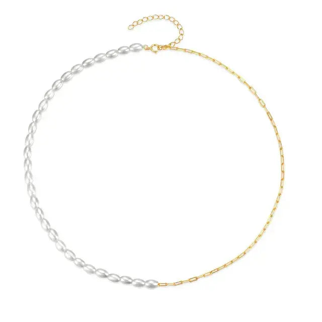 Sterling Silver French Millet Pearl Choker BrightBox