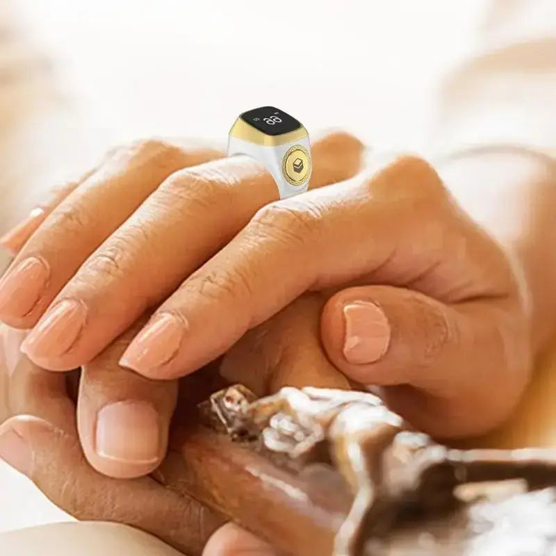 Smart Tasbih Tally Counter Ring BrightBox