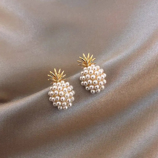 Pineapple Stud Earrings BrightBox
